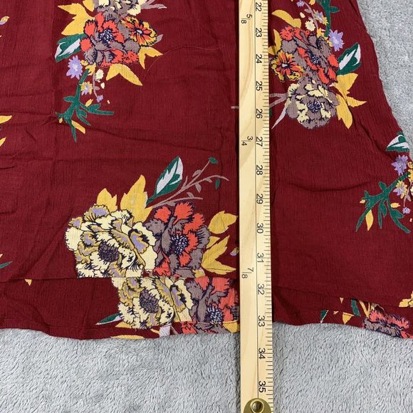 Patreons Of Peace Floral Colorful Crepe Dress Size Large Women’s - Picture 8 of 10